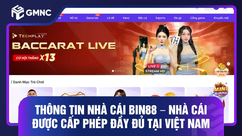 Thông tin nhà cái BIN88 – Nhà cái được cấp phép đầy đủ tại Việt Nam